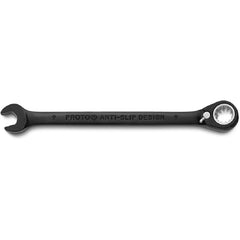 Proto Black Chrome Combination Reversible Ratcheting Wrench 9 mm - Spline - Exact Tooling