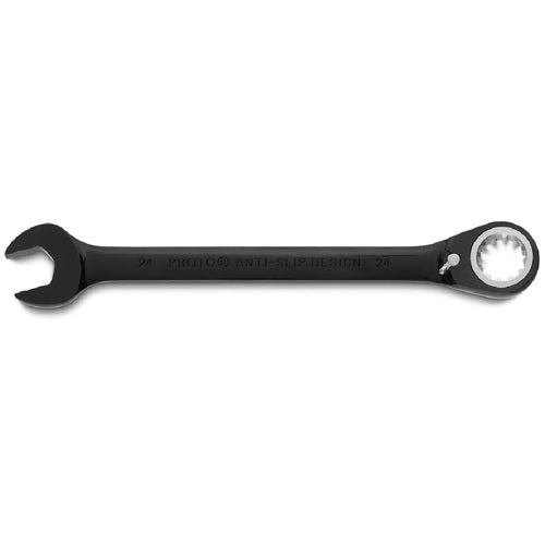 Proto Black Chrome Combination Reversible Ratcheting Wrench 7/32″ - Spline - Exact Tooling