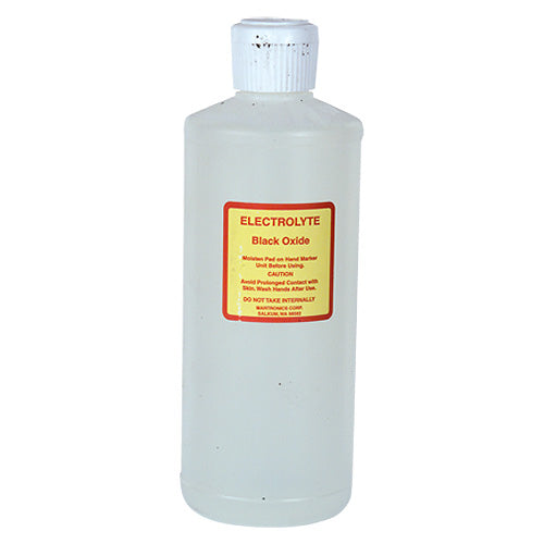 Electrolyte Solution - 16 oz - Black Oxide - Exact Tooling