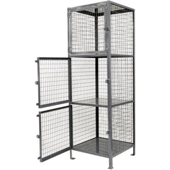 Heavy Duty 3 Shelf Storage Locker 36 × 36 - Exact Tooling