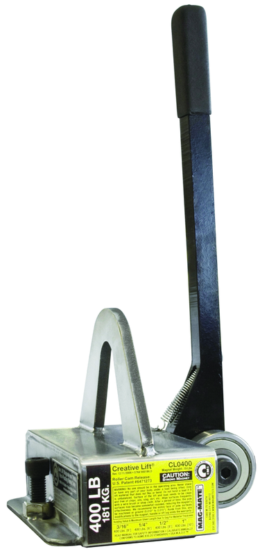 Mag Lifting Device- Flat Steel Only- 400lbs. Hold Cap - Exact Tooling