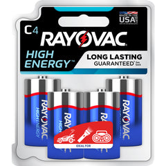 C High Energy Alkaline Batt-4Pk - Exact Tooling