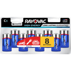 C High Energy Alkaline Batt-8Pk - Exact Tooling