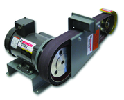 Belt Grinder - #BG248; 2 x 48'' Belt; 1/2HP; 110V, 1PH Motor - Exact Tooling