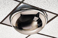 22" Dome- 2x4' 360° Drop-In Ceiling Mount - Safety Mirror - Exact Tooling