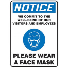 10X7 NOTICE MASK VINYL - Exact Tooling