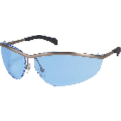 Safety Glasses - Light Blue Lens - Metal Frame - KD2 Style - Exact Tooling