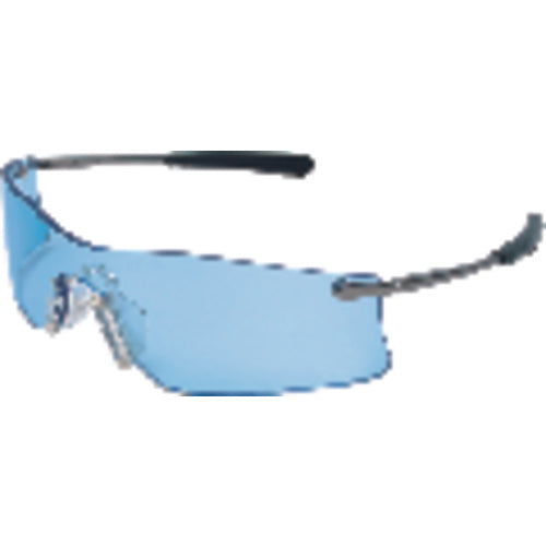 Safety Glasses - Light Blue - Anti-Fog Lens - Metal T4 Style - Exact Tooling