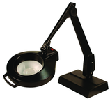 28" Arm 1.75X LED Magnifier Desk Base W/ Floating Arm Circline - Exact Tooling
