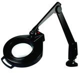 28" Arm 2.25X LED Mag Ben Bench Clamp, Floating Arm Circline - Exact Tooling