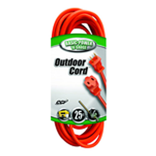 Extension Cord - 25' Medium Duty 1-Outlet (Outdoor Style) - Exact Tooling