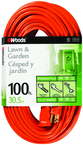 Woods Extension Cord - 100' Medium Duty 1-Outlet (Outdoor Style) - Exact Tooling