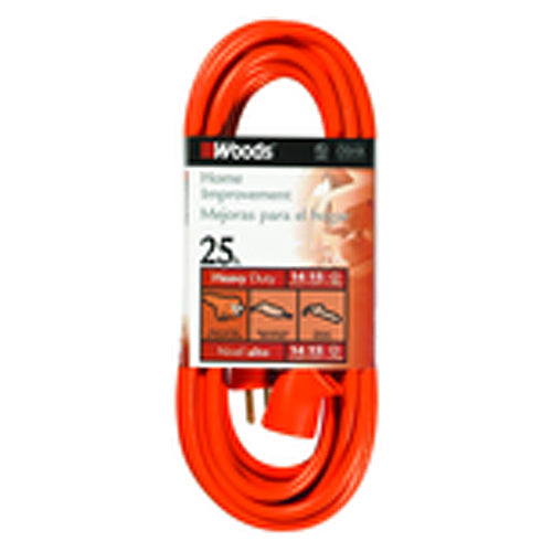 Extension Cord - 25' HD 1-Outlet (Outdoor Style) - Exact Tooling