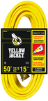 Yellow Jacket Extension Cord - 50' Extra Heavy Duty 1-Outlet (Powerlite) - Exact Tooling