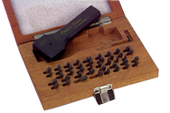112 Pc. Figure & Letter Stamps Set with Holder - 1/8" - Exact Tooling