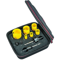 KFC06041-N Hole Saw Kit FCH Electricians Kit C W/ 6 Hole Saws & 4 Accessories - Exact Tooling