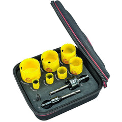 KFC07031-N Hole Saw Kit FCH Plumber's Kit W/ 7 Hole Saws & 3 Accessories - Exact Tooling