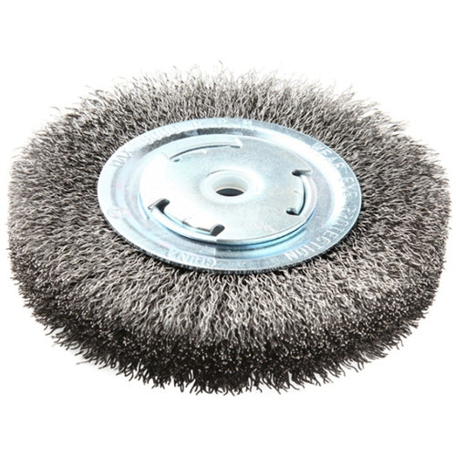 Brush - 6″ × 1″ Wire Wheel Crimped - Exact Tooling