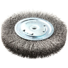 Brush - 6″ × 1″ Wire Wheel Crimped - Exact Tooling