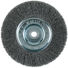 Brush - 8″ Wire Wheel Crimped - Exact Tooling