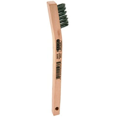 Brush - 3 × 7 SS Wire - Wood Handle - Exact Tooling