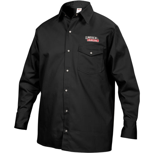 Shirt - Lrg Black Flame Retardant Welding - Exact Tooling