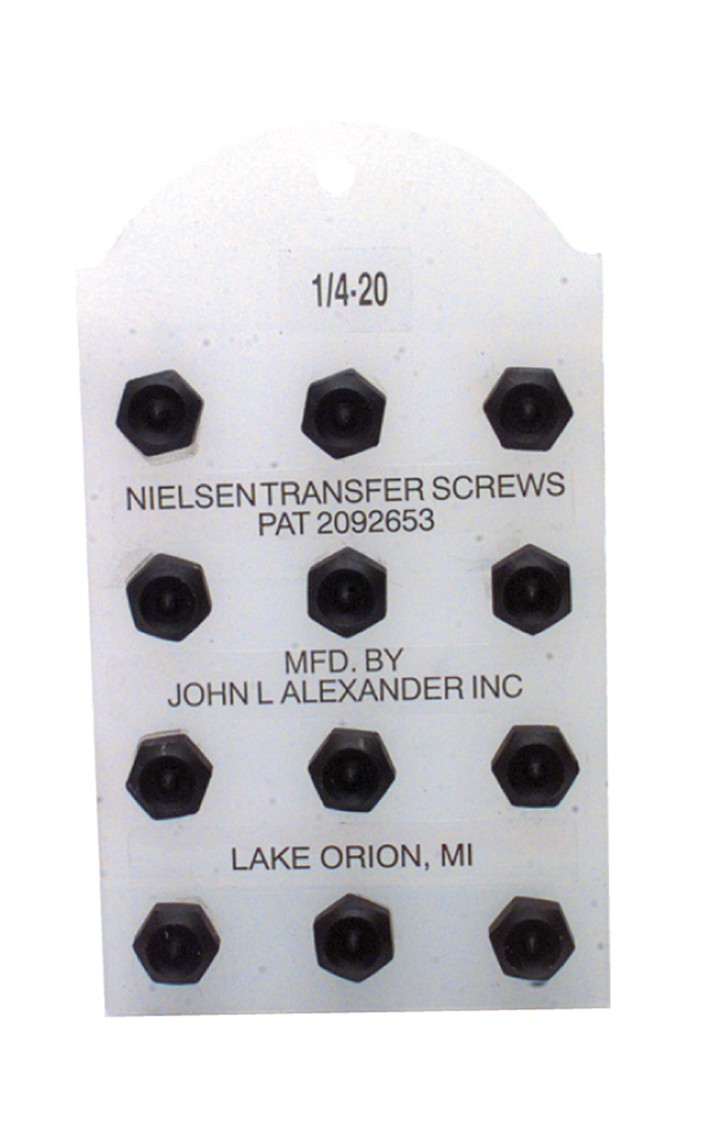 Nielsen Transfer Screw -- 1/4-3/8 (Set of 12) - Exact Tooling