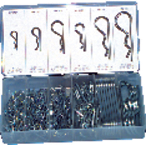 141 Pieces - Hitch Pin Clip Assortment-1/16″-3/16″ Diameter - Exact Tooling