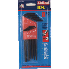 18 Pieces-0.050″-7/32″ & 1/16″-5/16″ Long & Short Arm Style - Hex Key Set - Exact Tooling