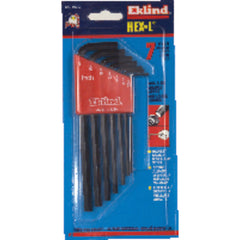 11 Pieces-0.050″-1/4″ Long Arm Style - Hex Key Set - Exact Tooling