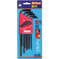 13 Pieces-0.050″-3/8″ Long Arm Style - Hex Key Set - Exact Tooling