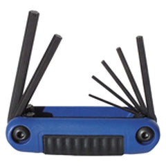 6 Pieces-3.0 mm-10 mm Fold Up Style - Hex Key Set - Exact Tooling