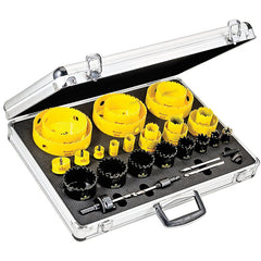 KMX25061-N Hole Saw Kit DCH/CT/CSC Electricians Kit with 25 Hole Saws & 6 Accessories - Exact Tooling