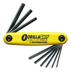 9 Pieces-5/64″-1/4″ Fold Up Hex Key Set - Exact Tooling