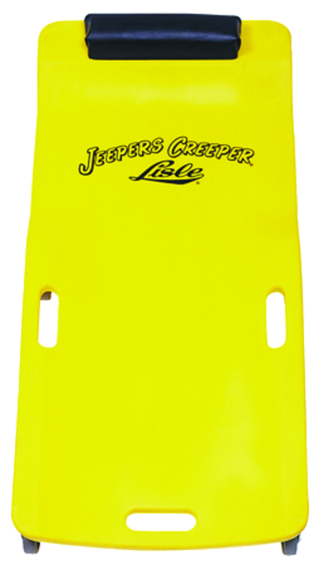 Low Profile Plastic Creeper - Body-fitting Design - Yellow - Exact Tooling