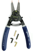Retaining Ring Pliers -- Model #PL1600C1--3/32 - 25/32'' Ext. Capacity - Exact Tooling