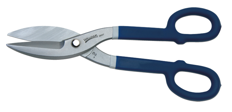 2-1/2'' Blade Length - 12'' Overall Length - Straight Cutting - Tinner Snips - Exact Tooling