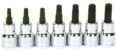 #9319128 - T25; T27; T30; T40; T45; T47; T50 - 3/8" Drive - Socket Drive Torx Bit Set - Exact Tooling