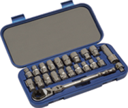 22 Piece - 3/8" Drive - 12 Point - Combination Kit - Exact Tooling