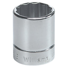 1/2″ 3/8 DR STD SOCKET 12PT - Exact Tooling