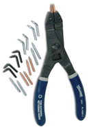 Retaining Ring Pliers -- Model #23801--up to 1'' Ext. Capacity - Exact Tooling
