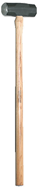 Sledge Hammer -- 10 lb; Hickory Handle; 2-1/2'' Head Diameter - Exact Tooling
