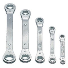 Snap-On/Williams (5 Piece) 25° Offset Straight Ratcheting Box Wrench Set - Exact Tooling