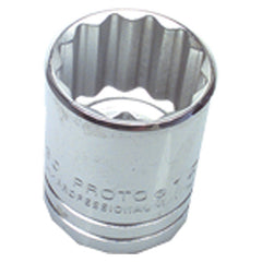 10 mm × 36.53 mm-1/2″ Drive-12 Point - Metric Standard Socket - Exact Tooling