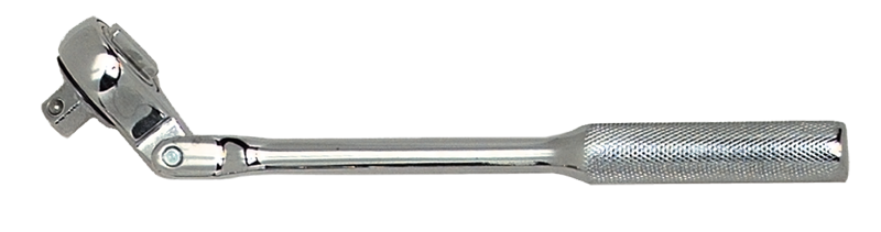 9-11/16" OAL - 3/8'' Drive - Flex Head - Reversible Ratchet - Knurled Handle - Exact Tooling