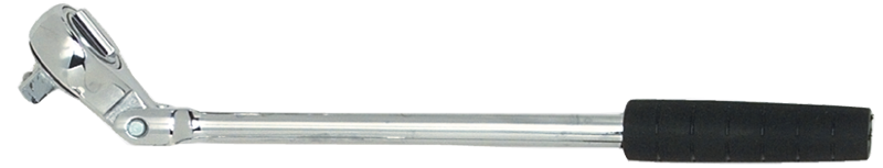 10-3/4" OAL - 3/8'' Drive - Flex Head - Reversible Ratchet - Comfortable Grip Handle - Exact Tooling