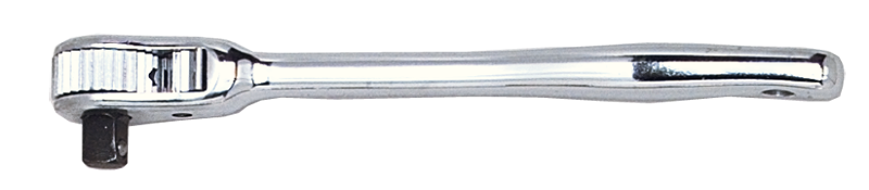 7-7/8" OAL - 3/8'' Drive - Open Head - Non-Reversible Ratchet - Plain Handle - Exact Tooling