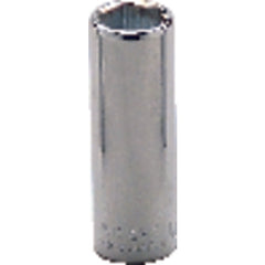 7 mm × 27.38 mm-3/8″ Drive-6 Point - Metric Standard Socket - Exact Tooling