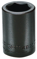 1-3/16 x 2-1/8" OAL - 3/4'' Drive - 6 Point - Standard Impact Socket - Exact Tooling