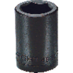 7/8″ × 3 1/4″ Overall Length-1/2″ Drive-6 Point - Deep Impact Socket - Exact Tooling